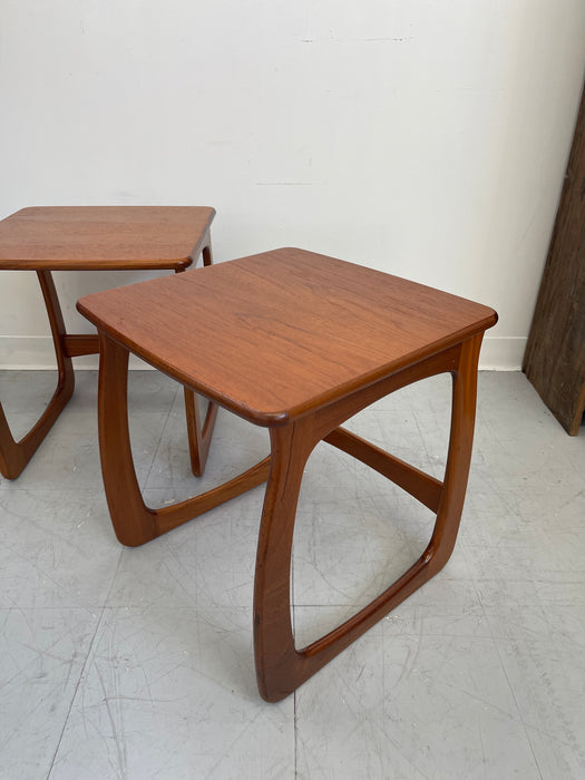 Vintage Danish Mid-Century Modern Nesting Tables - Set of 3