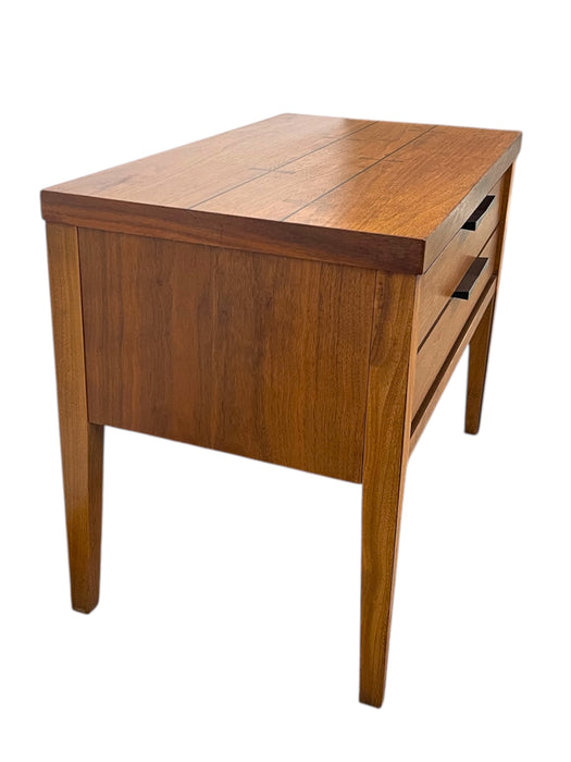 Lane Tie Bow Series Mid-Century Nightstand 1- Drawer Vintage Side Table