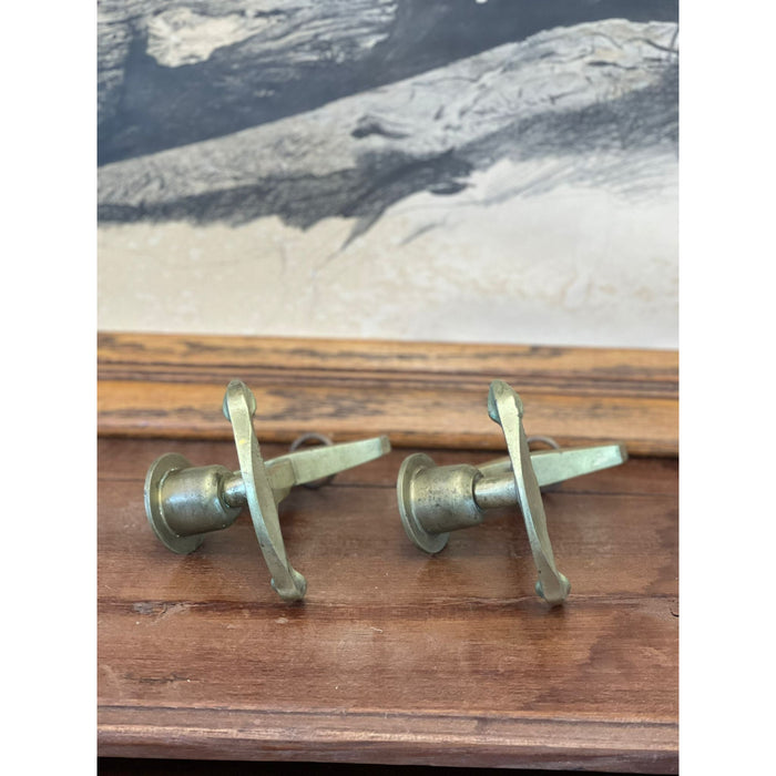 Pair of Metal Anchor wall Candle Holder