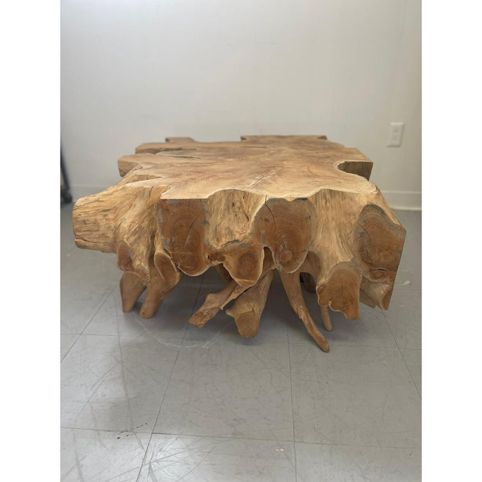 Solid Teak Live Edge Coffee Table From Indonesia