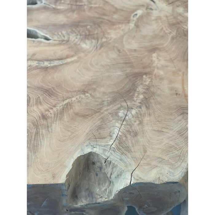 Solid Teak Live Edge Coffee Table From Indonesia