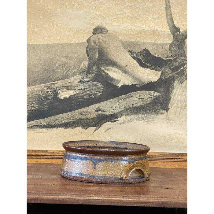 Unique Speckled Stoneware Pot