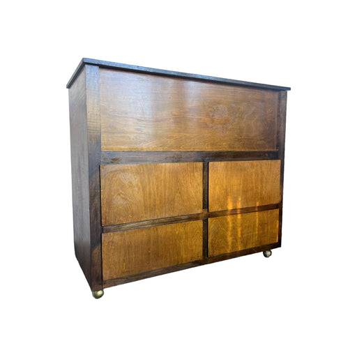 Vintage Blanket Storage Chest With 4 Drawers.