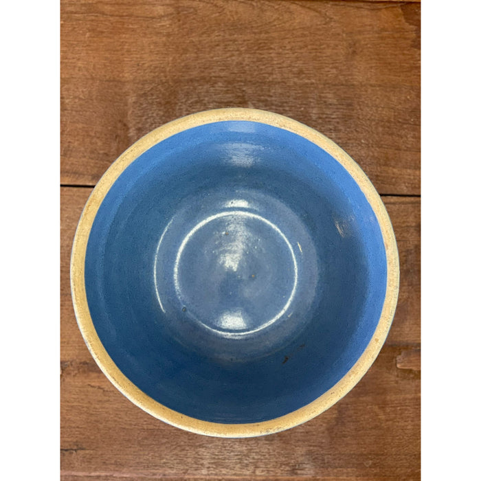 Vintage Blue Stoneware Pot