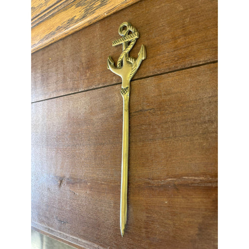 Vintage Brass Color Nautical Letter Opener.