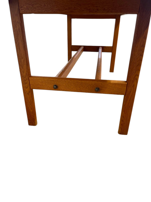 Vintage Danish Mid Century Modern White Oak Coffee Table Attributed to Berge Mogensen