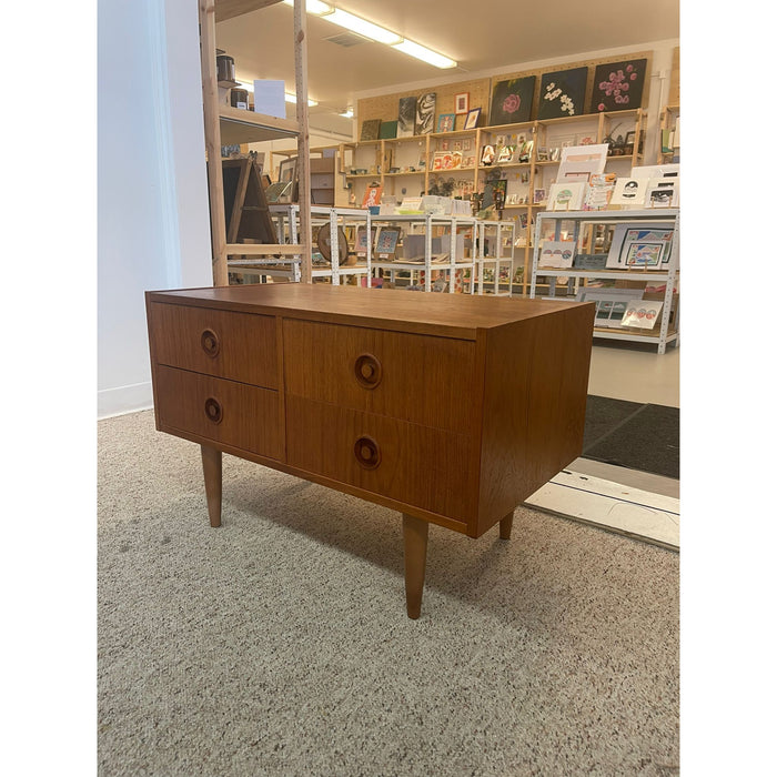 Vintage Danish Modern Low Profile Dresser