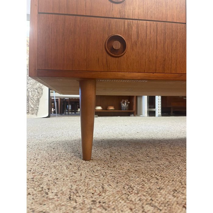 Vintage Danish Modern Low Profile Dresser
