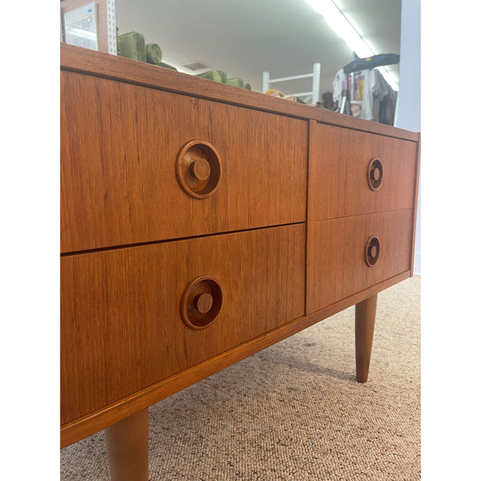 Vintage Danish Modern Low Profile Dresser