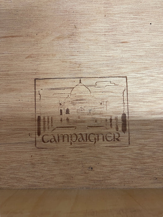 Vintage Dixie Campaigner Two Drawer End Table