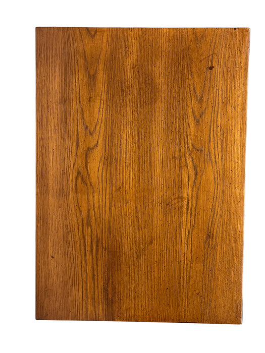 Vintage Dixie Campaigner Two Drawer End Table