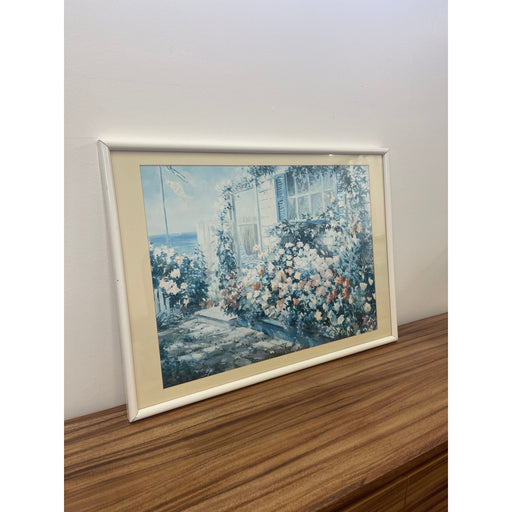 Vintage Framed Floral Artwork