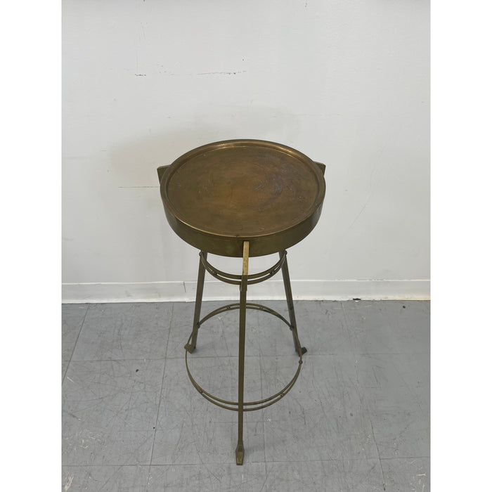 Vintage German Brass Toned Art Nouveau Stand