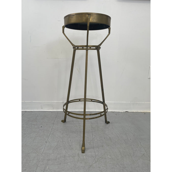 Vintage German Brass Toned Art Nouveau Stand