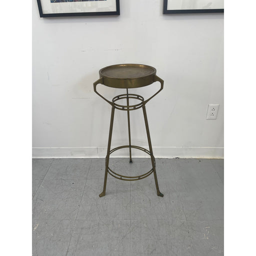 Vintage German Brass Toned Art Nouveau Stand