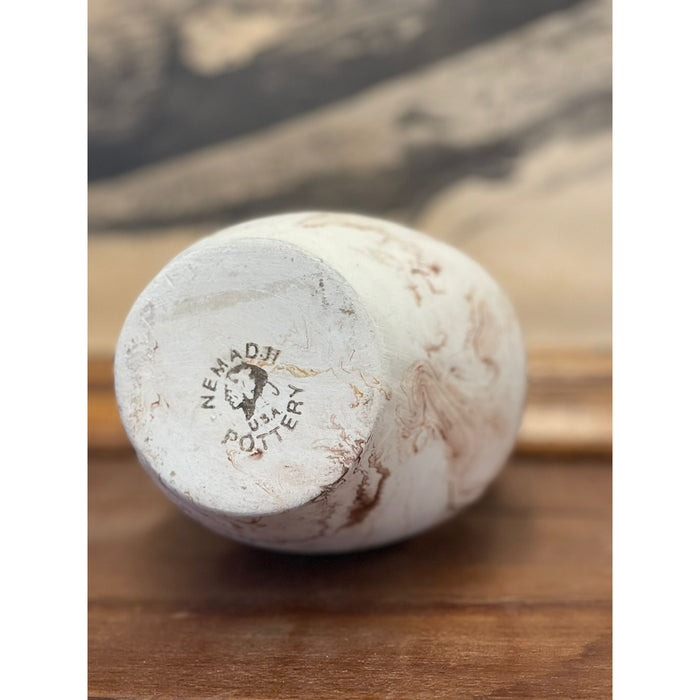 Vintage Handmade Double Spout Nemadji Vase