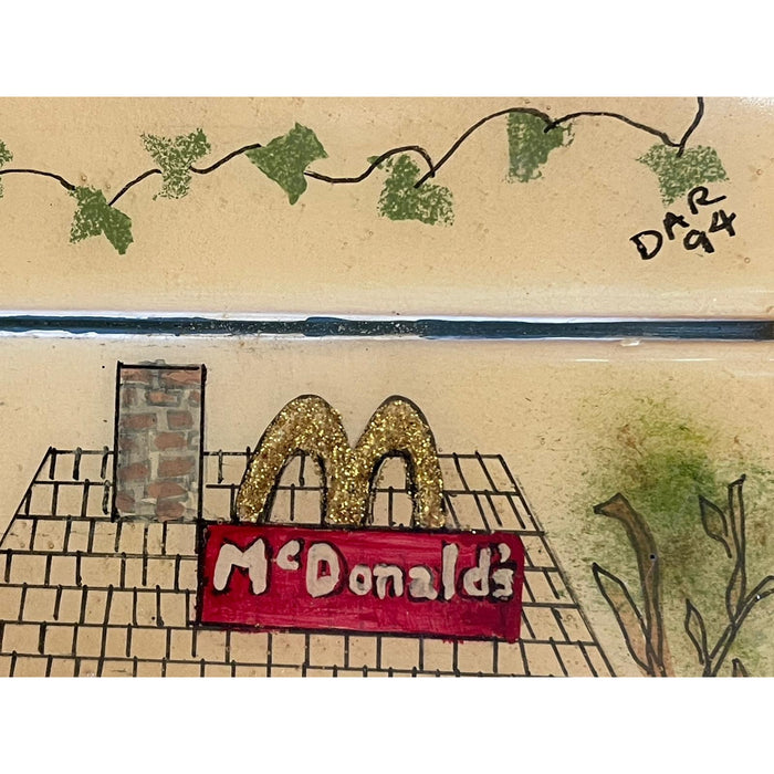 Vintage Handmade Welcome Home Sign