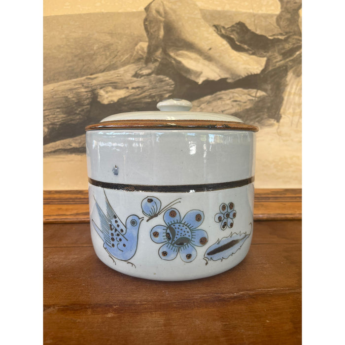 Vintage Ken Edwards Style Around Pot With Lid