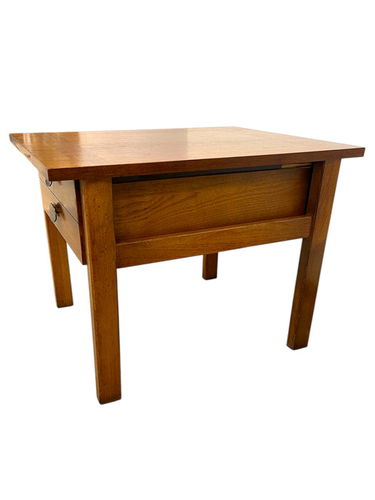 Vintage Mid Century Modern 1 Drawer End Table by Lane Furniture