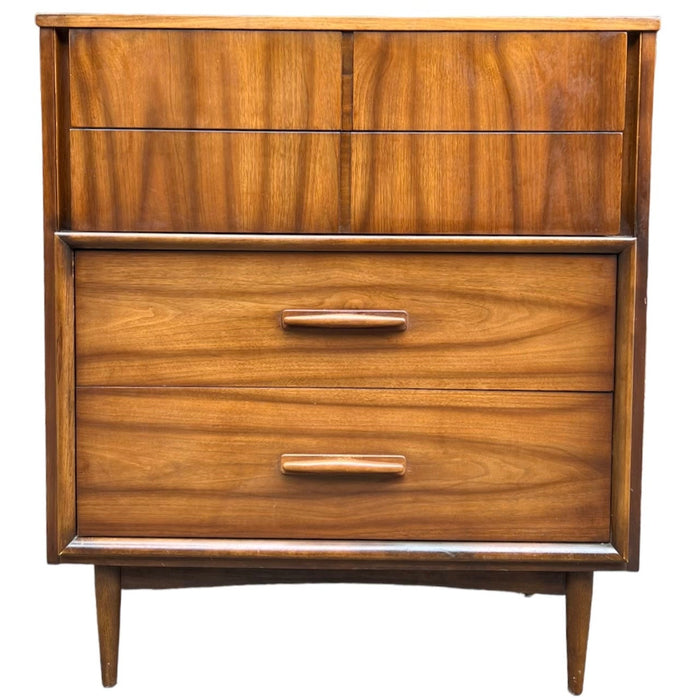 Vintage Mid Century Modern 4 Drawer Dresser Dovetail Drawers