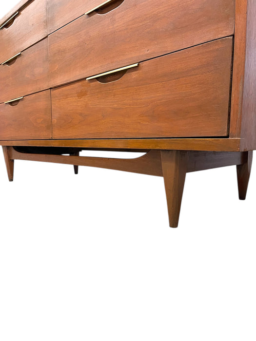 Vintage Mid Century Modern 6 Drawer Dresser Kent Coffey Tableau Collection