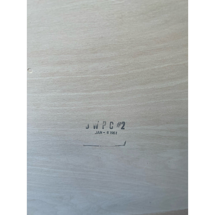 Vintage Mid Century Modern Dresser by John Cameron Custom Made Wood and Metal Handles