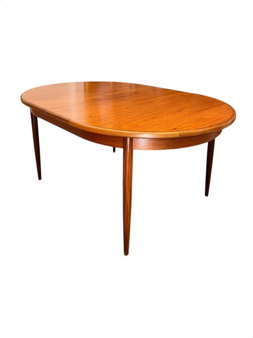 Vintage Mid Century Modern G-PlanTeak Oval Extending Dining Table1970s Butterfly Leaf UK Import