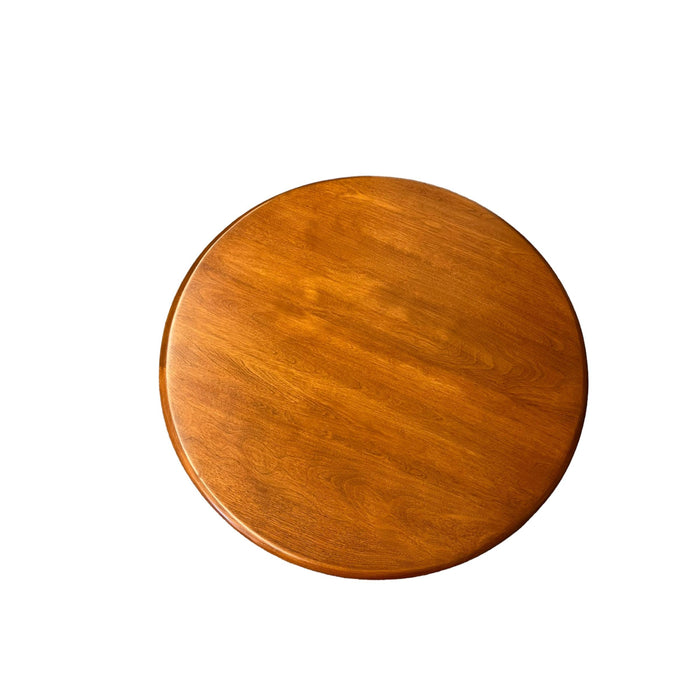 Vintage Mid Century Modern Solid Maple Wood Coffee Table by Heywood Wakefield With Lazy Susan Top