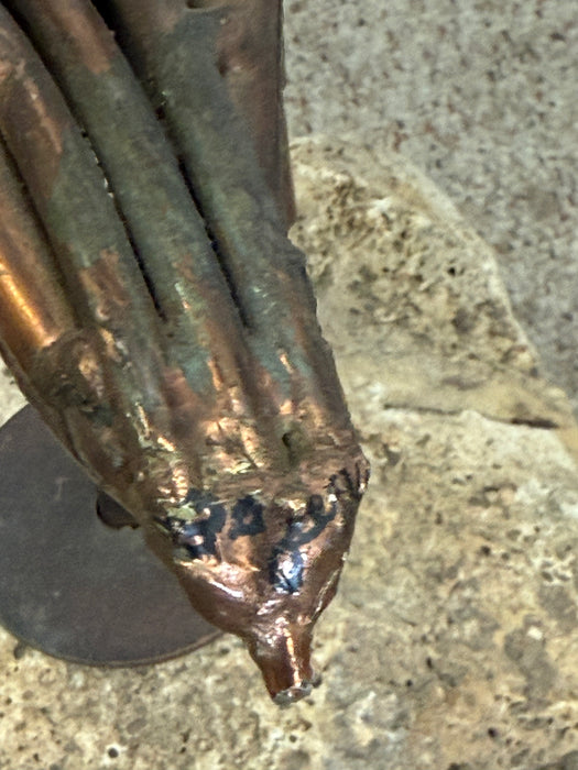 Vintage Mid Century Modern Style Metal Sculpture ‘Birds in Flight‘ by Curtis Jere signed (Available by online purchase only)