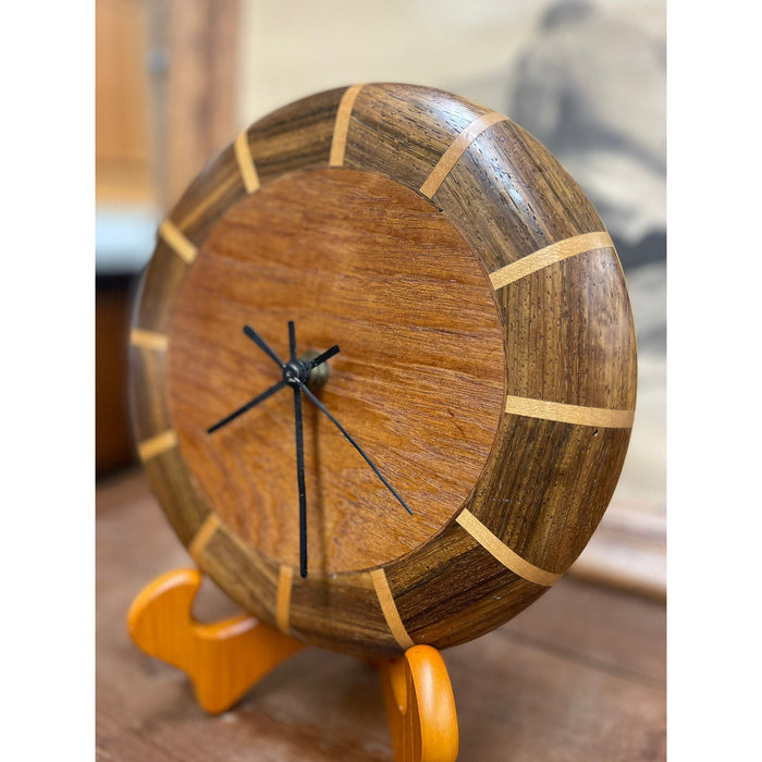 Vintage Mid Century Modern Style Wooden Wall Clock