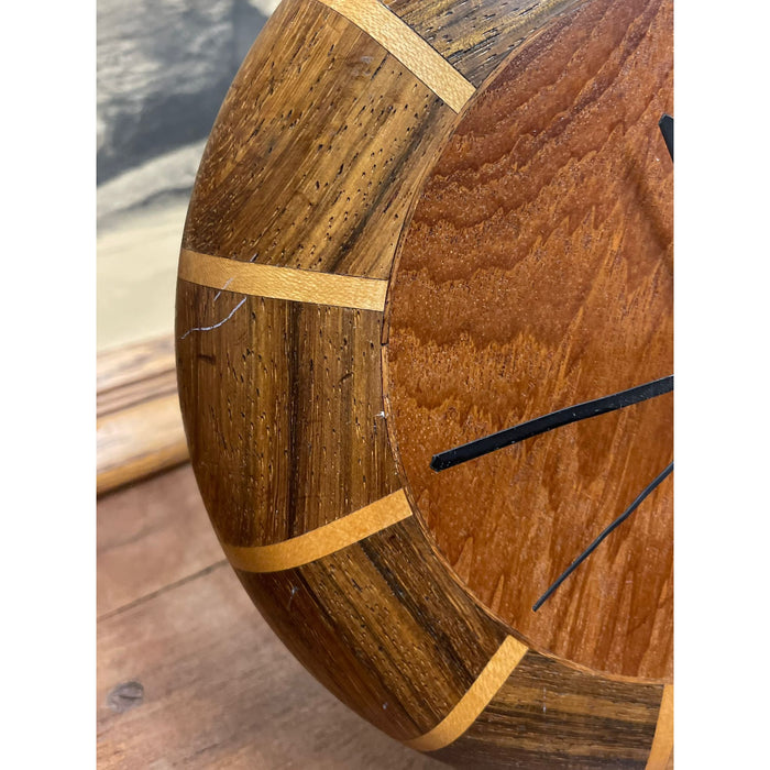 Vintage Mid Century Modern Style Wooden Wall Clock