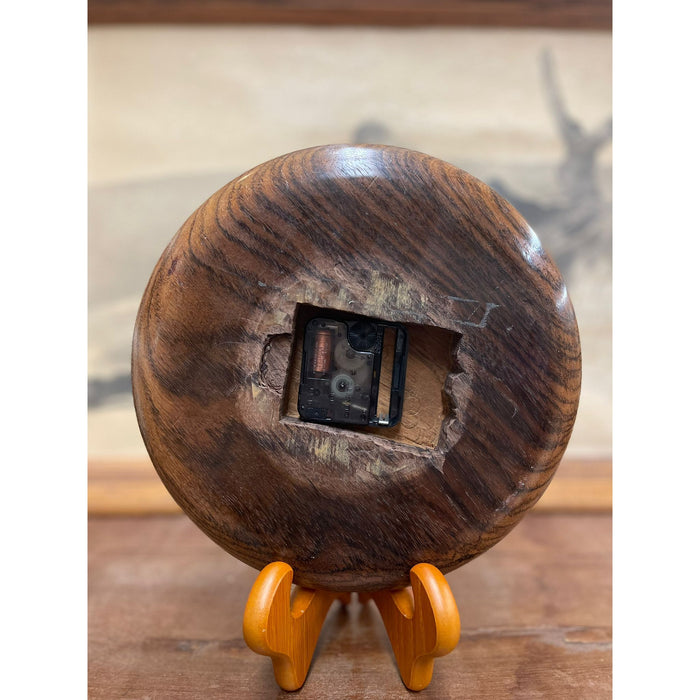 Vintage Mid Century Modern Style Wooden Wall Clock