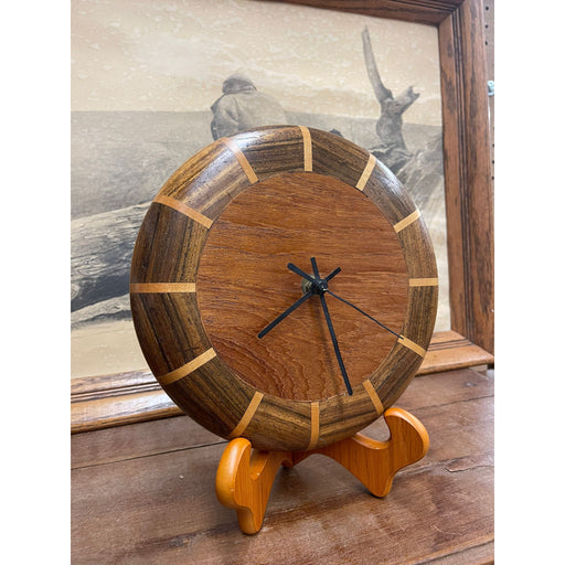 Vintage Mid Century Modern Style Wooden Wall Clock