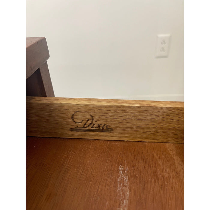 Vintage Mid Century Modern Three Drawer Nightstand by Dixie Furniture