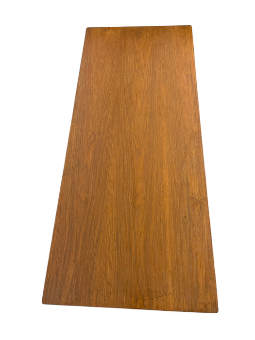 Vintage Mid Century Modern Walnut Desk in Style of Drexel Declaration by Kipp Stewart