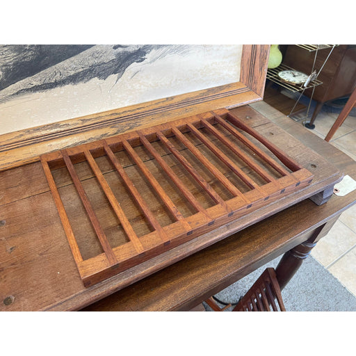 Vintage Mid Century Modern Wooden Decor Tray
