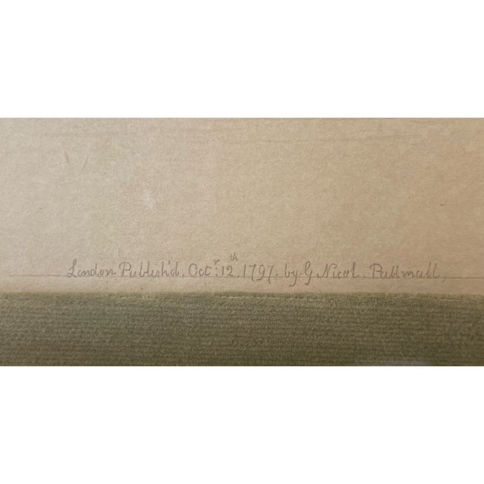 Vintage Nautical Signed and Framed Print “ Traveling Barge “