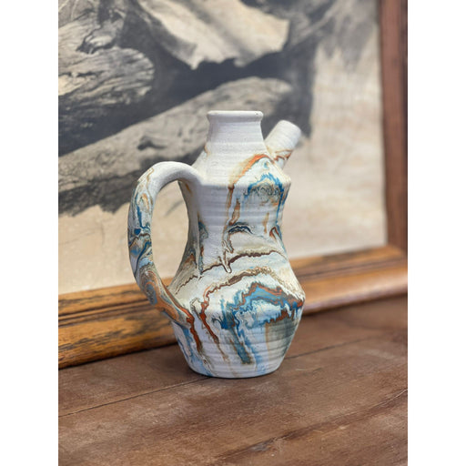 Vintage Nemadji Pottery Vase Mcm Home Décor Antique Mid Century Decorative Pot Flower Vase