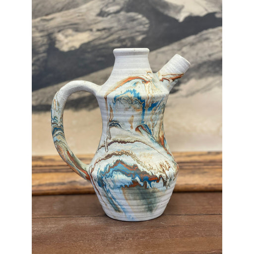 Vintage Nemadji Pottery Vase Mcm Home Décor Antique Mid Century Decorative Pot Flower Vase