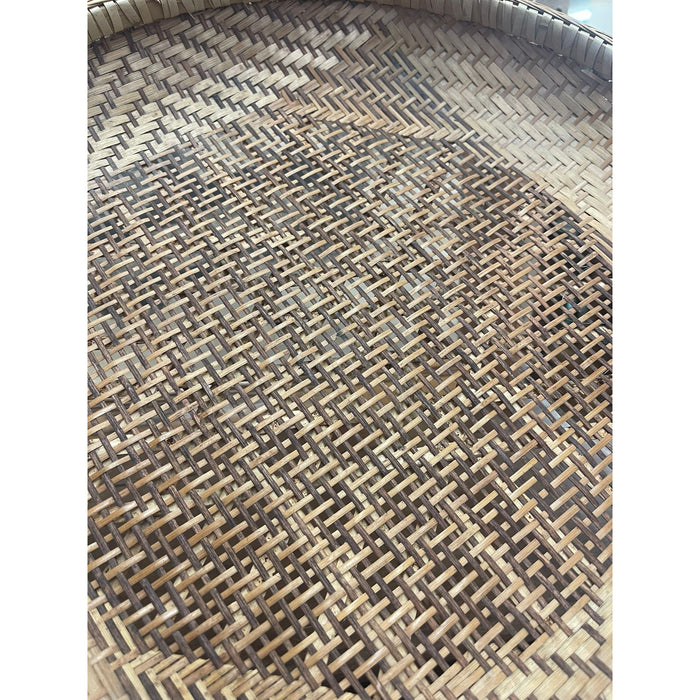 Vintage Rattan Woven Basket