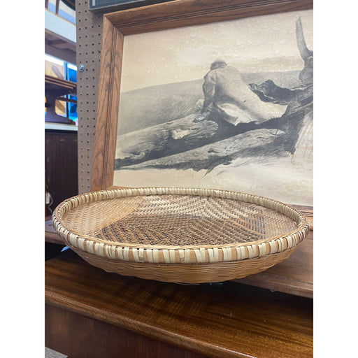 Vintage Rattan Woven Basket