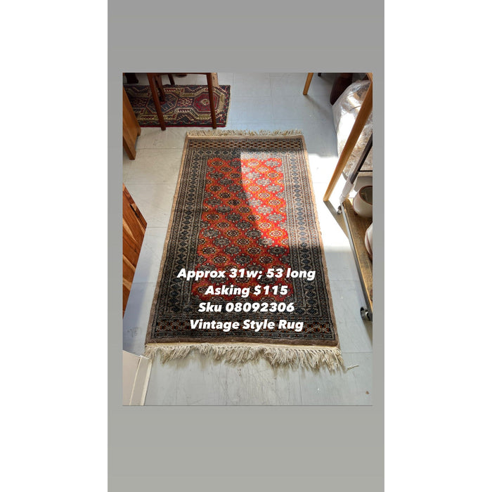 Vintage Style Rug ( Available by online purchase only )