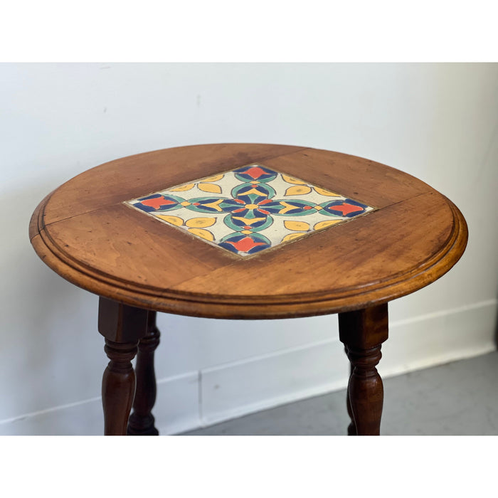Vintage Tile Top Catalina Accent Table