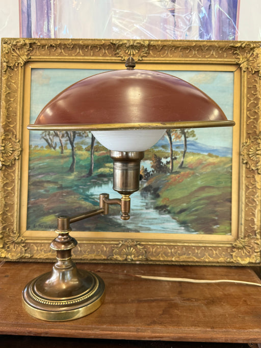 Vintage Traditional Art Deco Style Pharmacist or Bankers ArticulatingTable Lamp