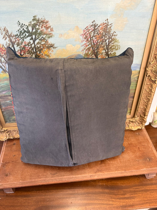 Vintage Traditional Woven Mini Pillow Charactestic of Folk and Ethnic Textiles