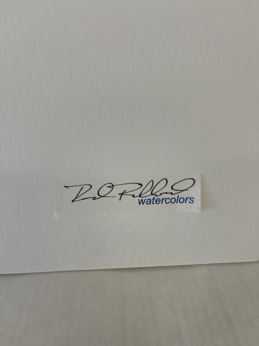 Watercolor Print Coastal Landscape "North of Manzanita" -Signed