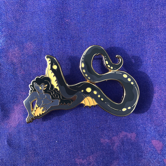 Gulper Eel Mermaid Pin