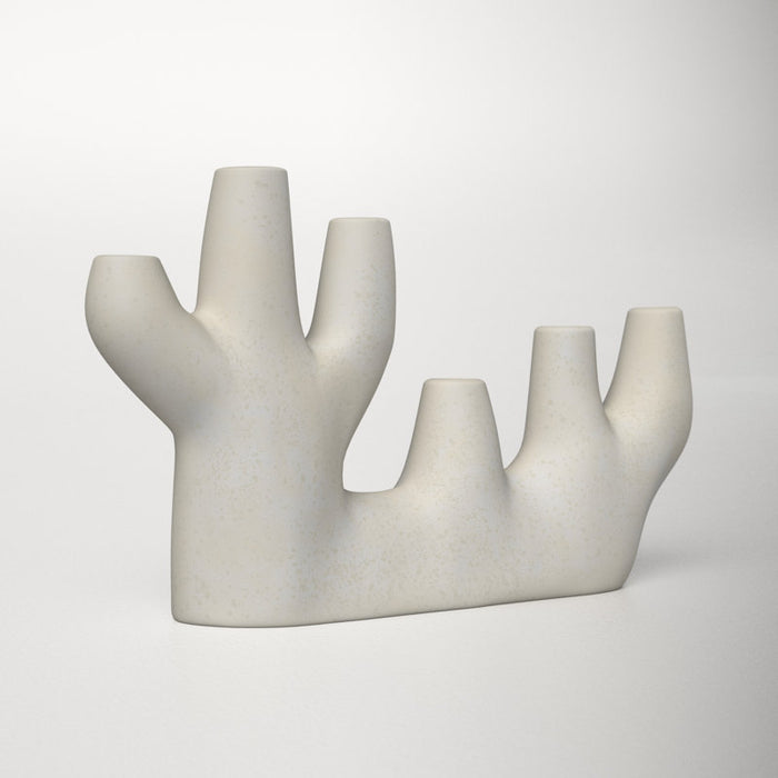 875" Ceramic Tabletop Candlestick Holder