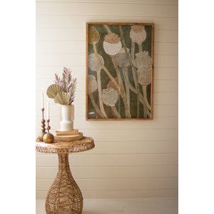 Brand New Art Print Wood Frame Poppy