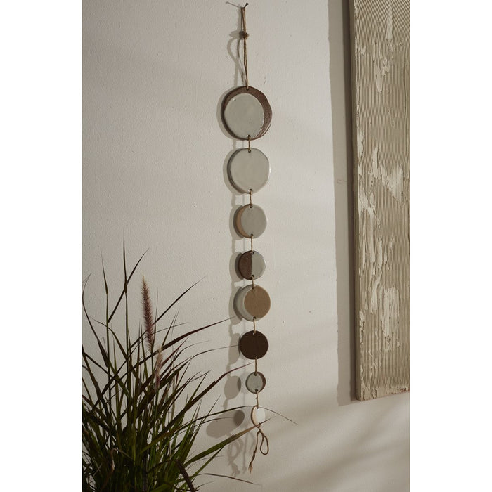 Brand New Ceramic Moon Phase Wall Hanging Decor